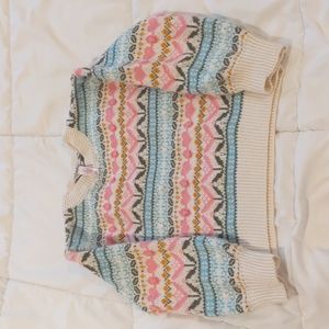 Franki youth size 10 fair isle sweater.